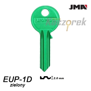 JMA 139 - klucz surowy aluminiowy - EUP-1D zielony